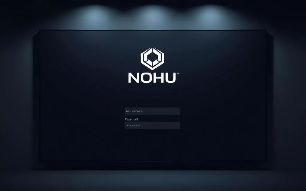 Giao diện đăng nhập NOHU